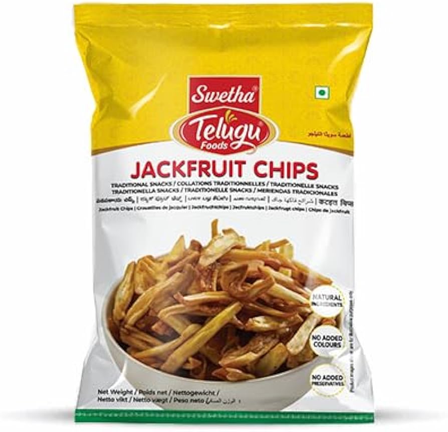 41syn6ULBhL._AC_UF894,1000_QL80_ Swetha Telugu Food JACKFRUIT CHIPS 100g – Bild 1