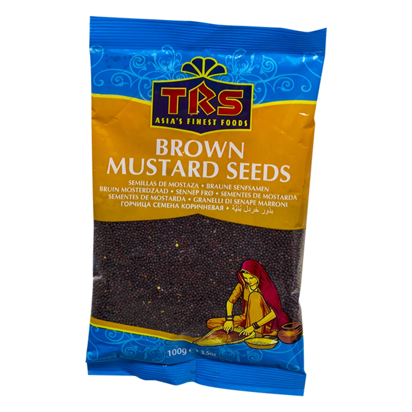 527_0 Trs Brown Mustard Seeds 100g – Bild 1