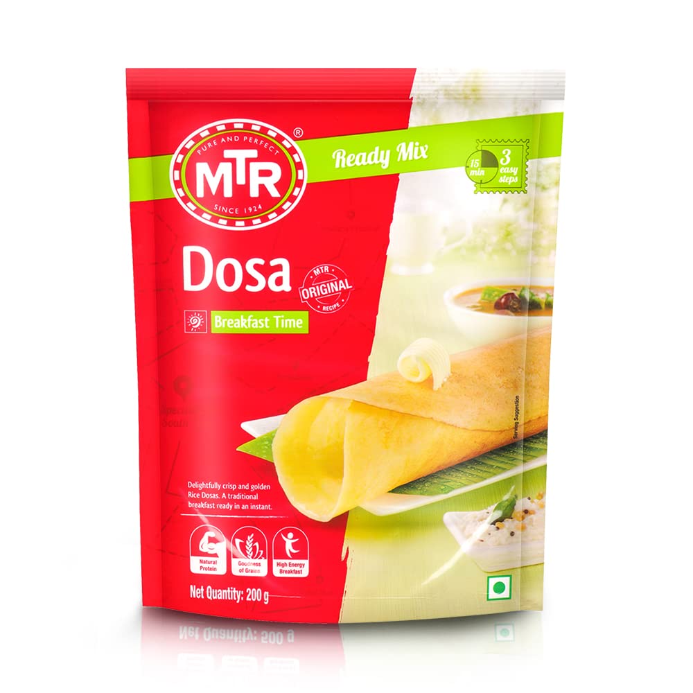 61xMQBZOTEL MTR Ready To Mix Dosa Breakfast Time 200g – Bild 1