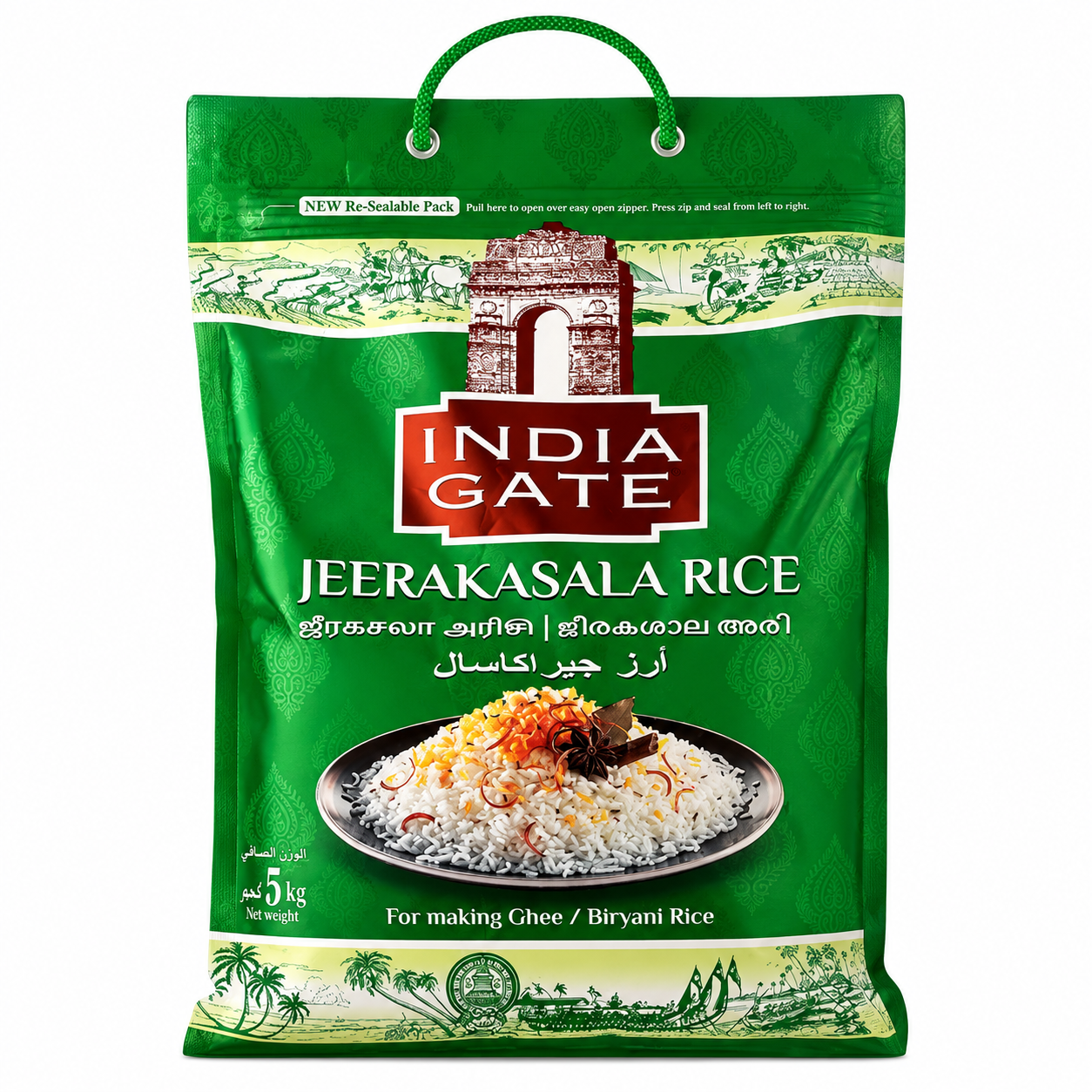 Indi Gate Jeera Kasal 5Kg India Gate Jeera Kasala Rice 5kg – Bild 1