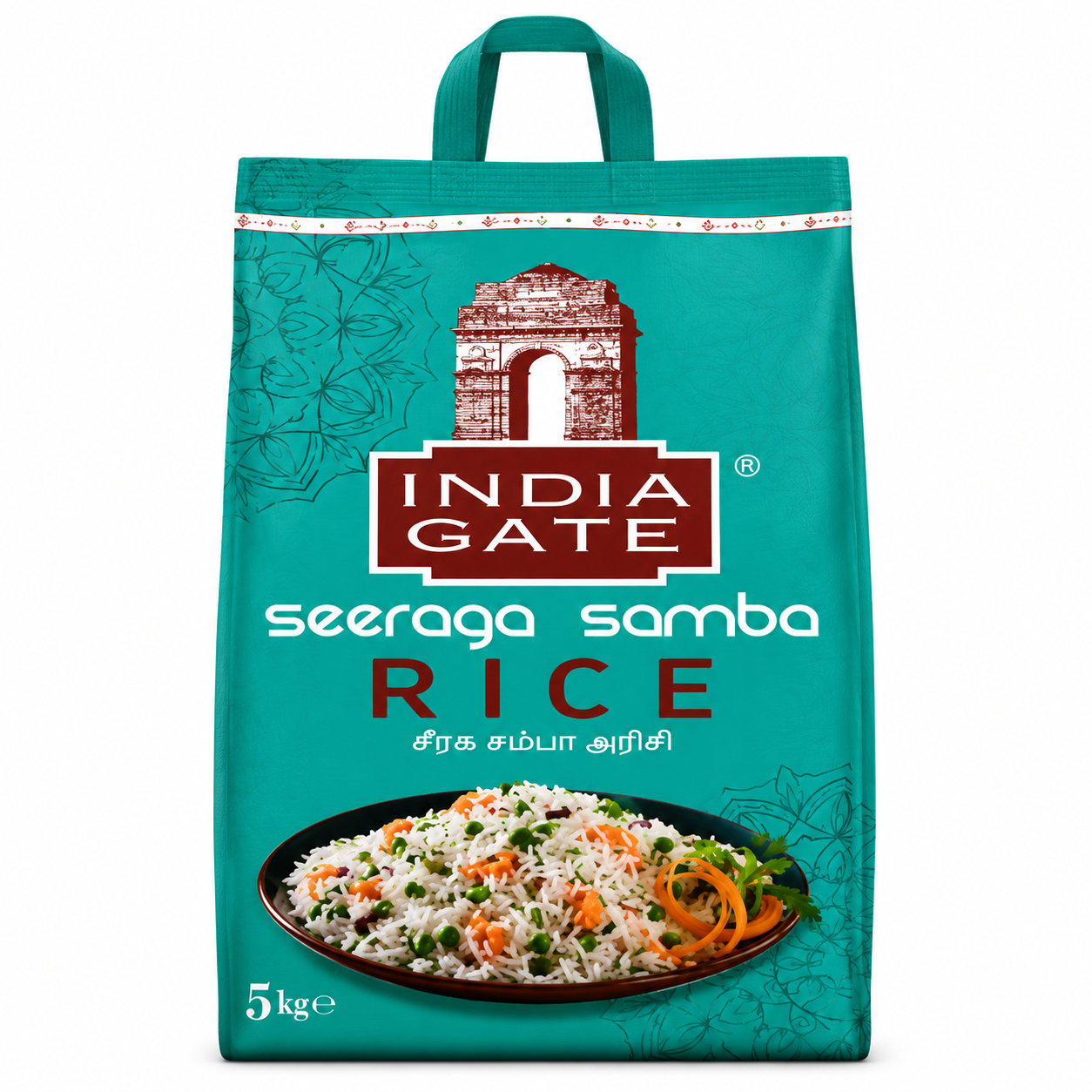 India Gate Jeera Samba 5Kg India Gate Seeraga Samba Rice 5kg – Bild 1