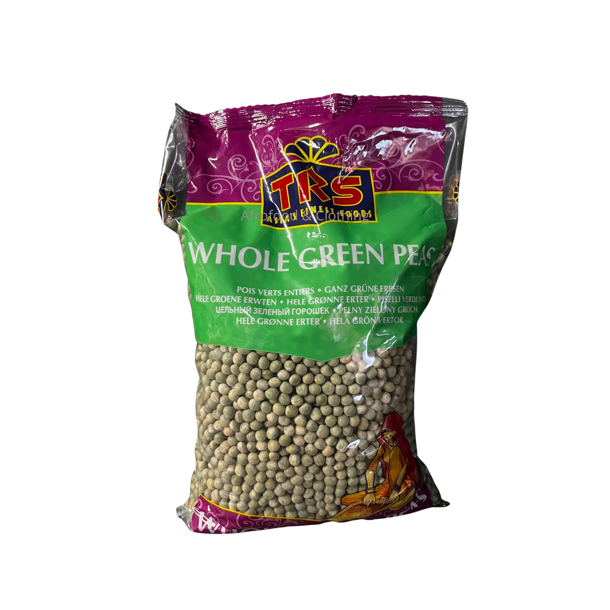 PEAS TRS Whole Green Peas 2kg – Bild 1