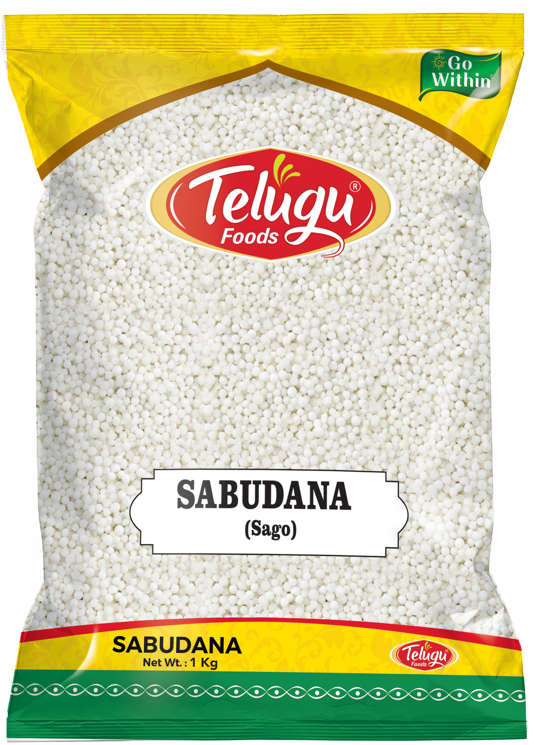 Sabudana-1Kg Swetha Telegu Food Sabudana 1kg – Bild 1