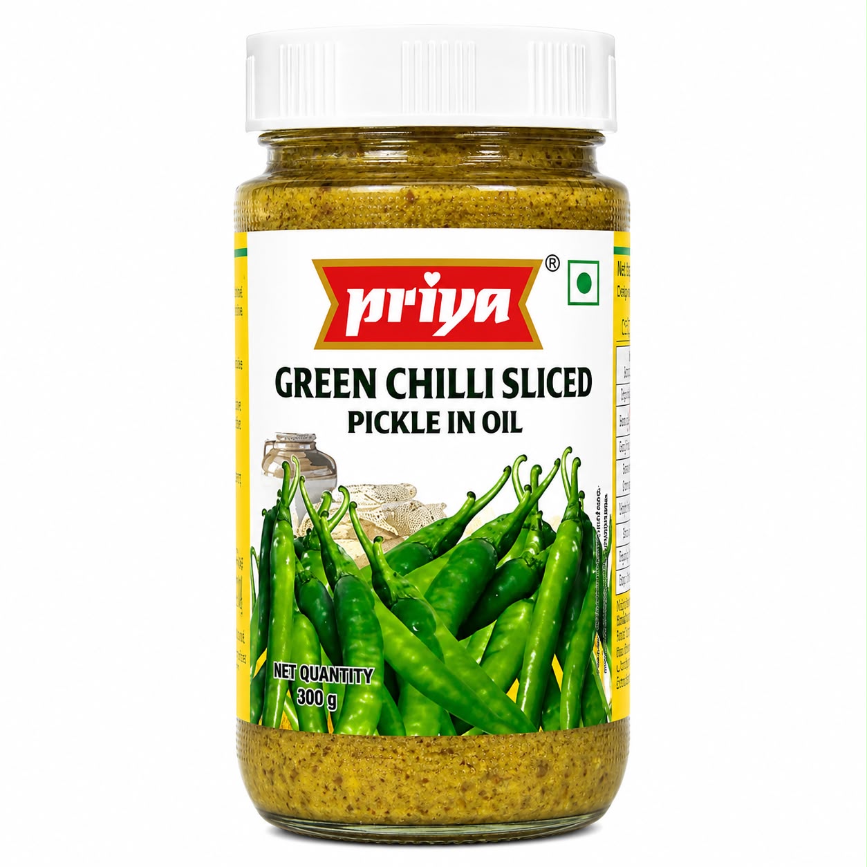 WhatsApp Image 2026-07-30 at 20.04.54 Priya Green Chilli Sliced Pickel 300g - Image 1