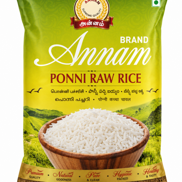 Annam Ponni Raw Rice
